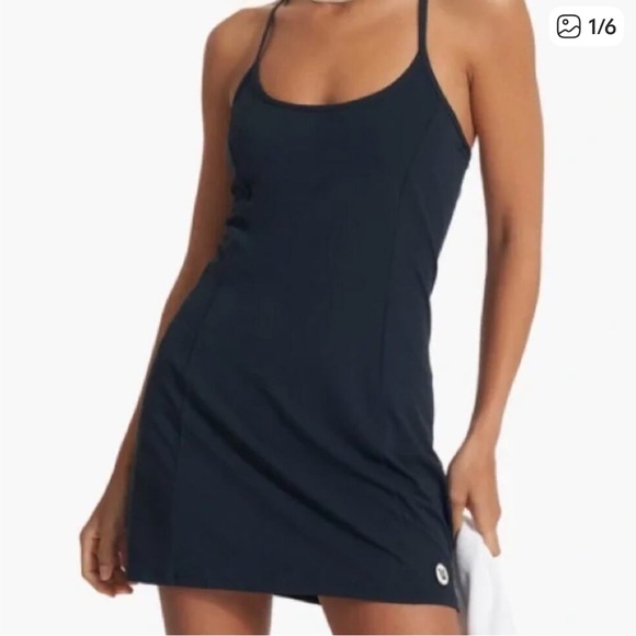 Vuori Navy Blue One Shot Tennis Dress - size M - Picture 1 of 5